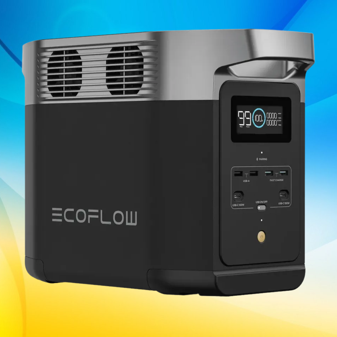 Зарядная станция EcoFlow DELTA 2 (ZMR330-EU) 1800 W. DELTA 2-CN/Black ...