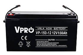 Акумулятор AGM 12V 150Ah VPRO VOLT POLSKA