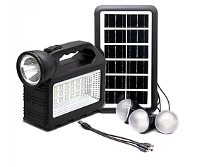Багатофункціональний LED ліхтар з сонячною панеллю GD-101