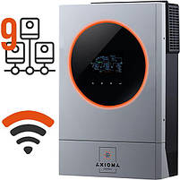 Багатофункціональний гібридний ДБЖ 5600Вт Axioma 48В + МППТ на 6кВт ISMPPT BFP 5600 AXIOMA energy wifi module, фото 4