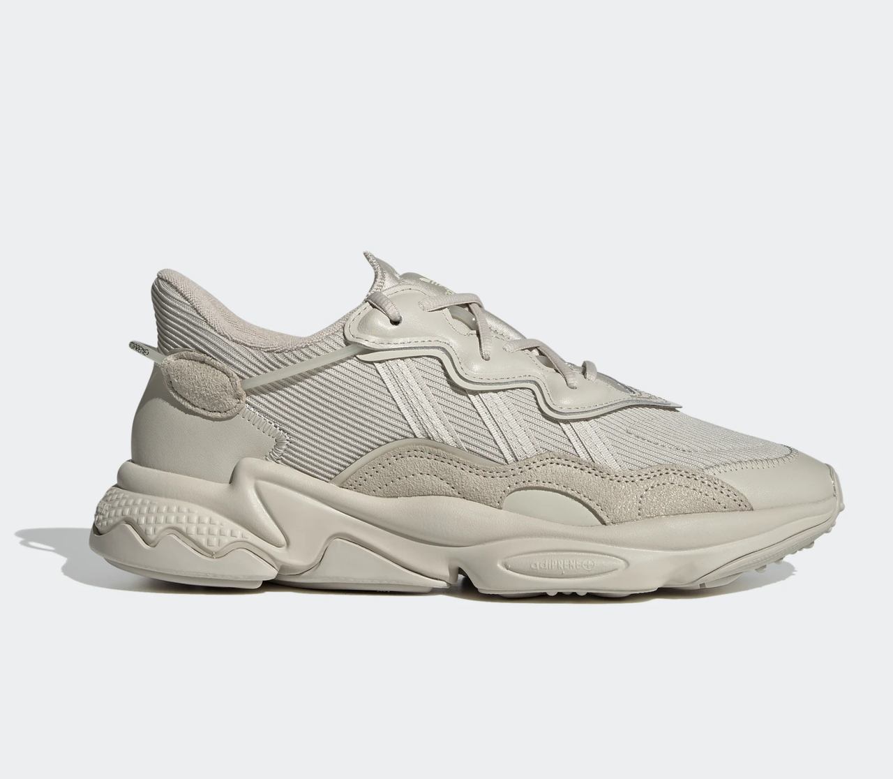 Adidas black & green ozweego shoes deals