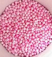 Пенопластовые шарики, 30 грамм, цвет розовый