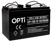 Аккумулятор AGM OPTI 12V 100Ah VOLT POLSKA 6AKUV100AG