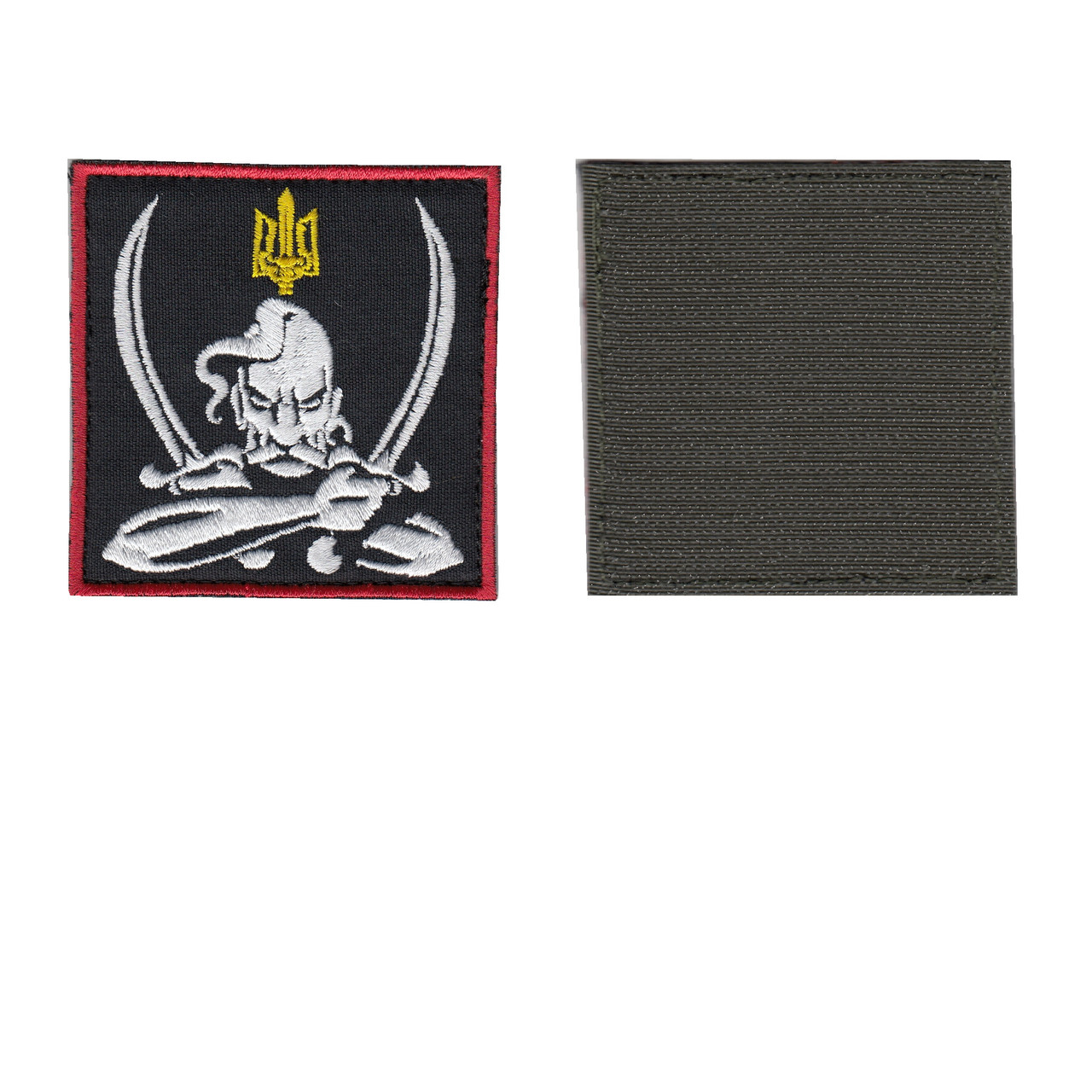 Шеврон військовий / армійський, Рабів до раю не пускають , на чорному, ЗСУ, 5 см*5см