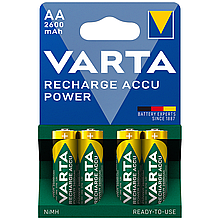 Акумулятор універсальний Varta Rechargeable Accu AA 2600 мАг BLI 4 Ni-MH