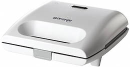 Gorenje Міні-гриль SM701GCW/700 Вт/антипригарні пластини/білий