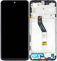 Дисплей модуль тачскрин Xiaomi Poco M4 Pro 5G/Note 11 5G China/Note 11T 5G/Note 11S 5G черный в рамке