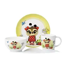 Набір дитячого посуду Ardesto Lucky owl AR3454LS 3пр