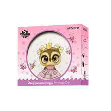Набір дитячого посуду Ardesto Princess owl AR3453OS Pink 3пр