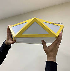 Жовта 62см світлодіодна люстра з пультом (52-L68 yellow), фото 5