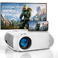 Winnes Mini Portable Full HD Projector Wi-Fi, сумісний з HDMI/USB/SD/AV/VGA (C9)