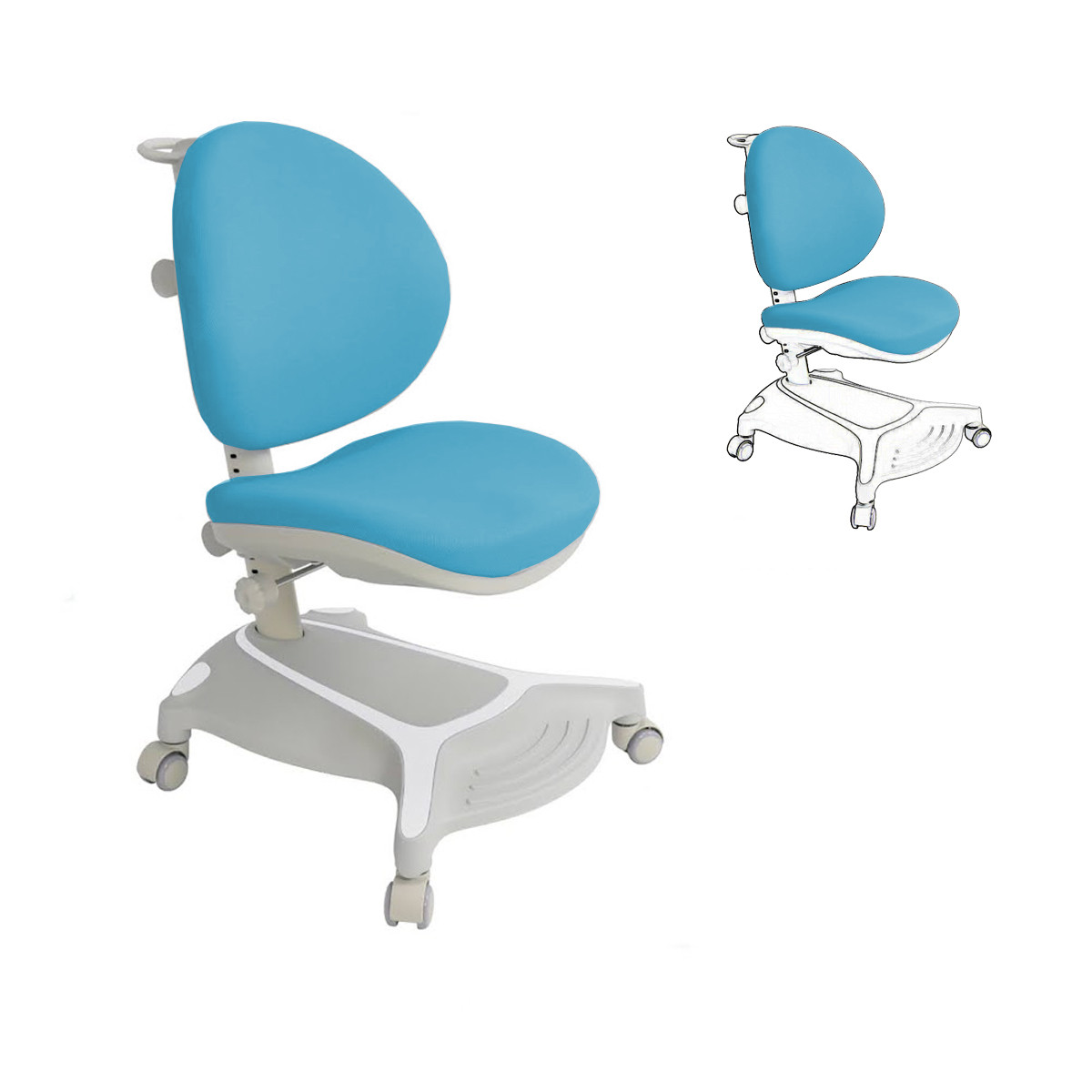 Дитяче крісло Cubby Adonis Blue, фото 1