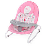Крісло-гойдалка для немовлят з електро-заколисуванням  El Camino ME 1028 SENSA Circles Pink (механізм гойдання: маятник) [Склад, фото 8