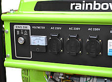 Бензиновий трифазний генератор Rainbows RB-6500ET 5.5 кВТ 13 Л.С. УЦІНКА (124610), фото 4