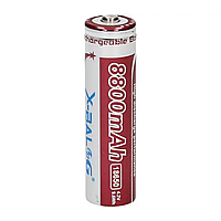 Аккумулятор 18650 Li-Ion, X-BALOG 8800mAh, 4,2V / Аккумуляторная литий-ионная батарейка