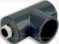 Трійник із гніздом для термодатчика 50 мм