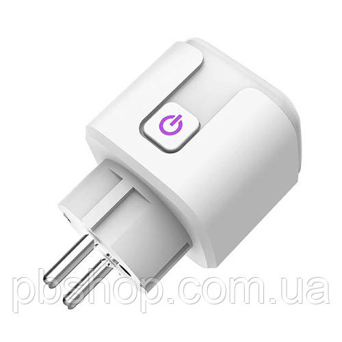 Умная Wi-Fi розетка 220В 16А, недельный таймер Tuya Smart Plug - фото 1 - id-p1100899777