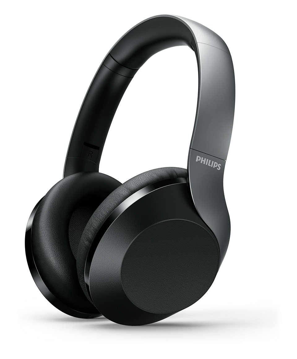 Philips Performance TAPH805 Over-Ear Wireless Hi-Res ANC Mic