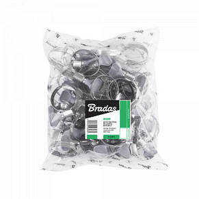Хомут черв'ячний нержавіючий BRADAS, з метеликом,
40-60мм, BSGRIP 40-60/9L, фото 4