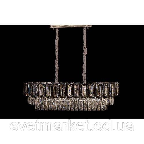 Кришталева люстра овальної форми 202/800*300R