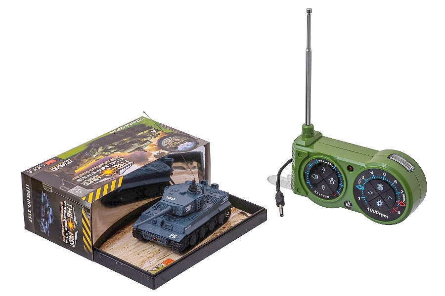 Детский Танк На Радиоуправлении 1:72 GWT Tiger 2117 Стреляющий.