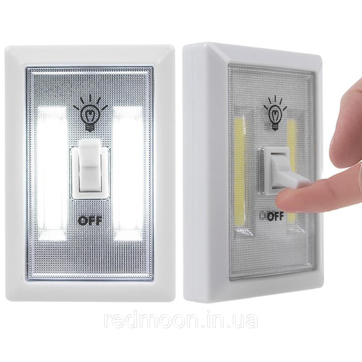 Світильник на батарейках LED у вигляді вимикача 5W, на магнітах, SX-A01 / Меблевий світильник-ліхтар