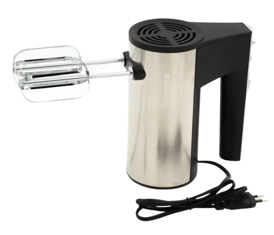 Міксер ручний Rainberg RB-217 5 швидкостей 500 Вт | Міксер із насадками, фото 1