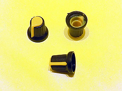 Ручка потенціометра / ковпачок , 6мм Жовтий