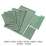 Макетна плата 6х8 одностороння зелена монтажна плата 6х8 PCB, фото 3