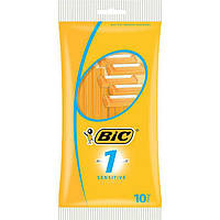 Станки бритвенные BIC sensitive 1 лезвие 10 шт