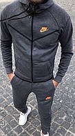 Спортивний костюм чоловічий найк (48-56) сірий