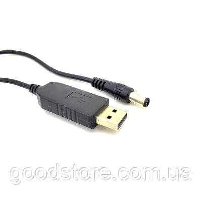 Кабель живлення USB to DC 5.5х2.1mm 9 V 1 A ACCLAB (1283126552830)