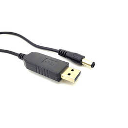 Кабель живлення USB to DC 5.5х2.1mm 9 V 1 A ACCLAB (1283126552830)