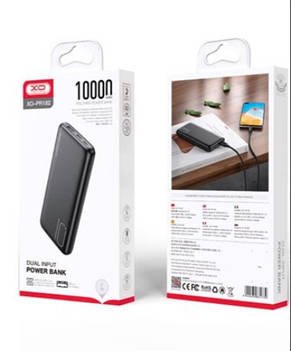 Power Bank XO PR182 Light Display 10000mAh Black, фото 3