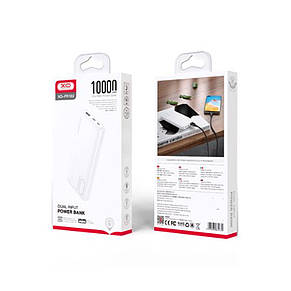 Power Bank XO PR182 Light Display 10000mAh White, фото 3