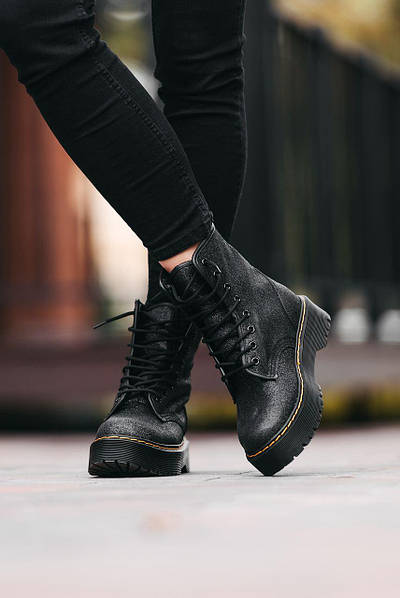 Jadon glitter dr martens outlet