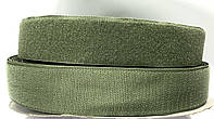 Текстильна застібка (липучка) хакі 5 см