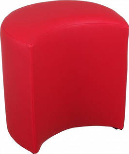 Пуф BNB Півмісяць 400x400x400 червоний. Флай 2210