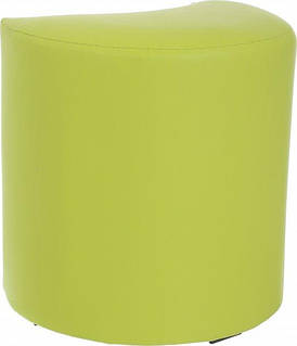 Пуф дитячий BNB Півмісяць салатовий (Колір: Флай 2234). Для садочка, шкоди, кімнати відпочинку, магазина дитячого одягу / взуття