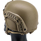 Бічні напрямні рейки ARC на шолом каску ACH MICH 2000, Coyote, фото 5