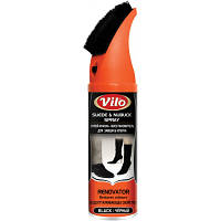 Спрей для обуви Vilo для восстановления замши и нубука Черный 200 мл (8697422821300)