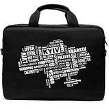 Promo Ціна! Сумка для ноутбука Vinga 14" NB1402 Black, white print (NB1402UWBK) - тільки на ZaGrosh.com.ua, фото 2