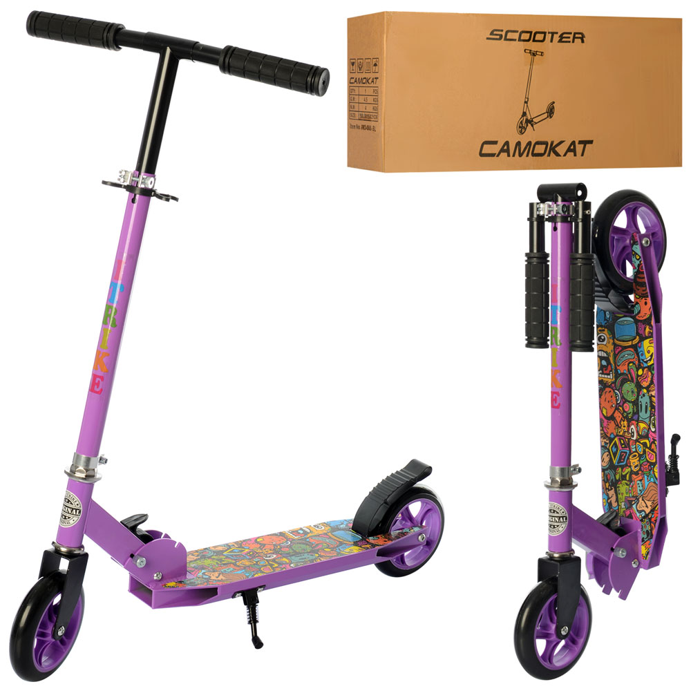 Самокат міський 4 кольори. від 6 років кермо до 90 см, фото 1