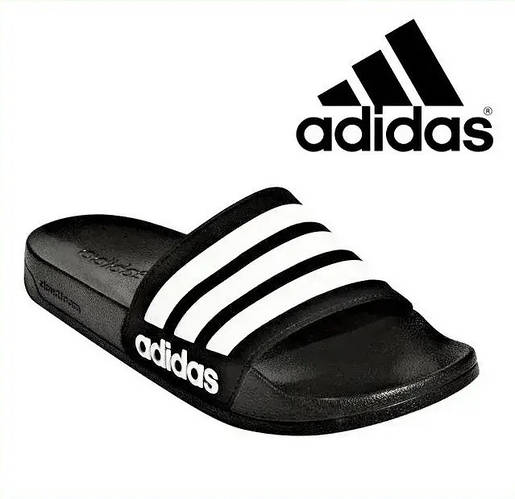 Купить Шлёпанцы женские ADIDAS чёрные летние, Сланцы Адидас на лето ...