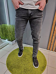 Джинси чоловічі сірі класика BigBull | Чоловічі джинси сірі весняні осінні люкс якості