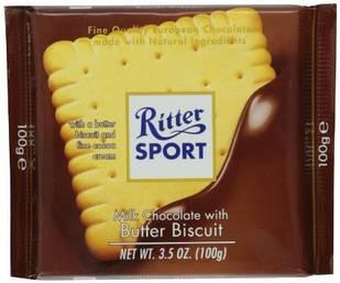 Шоколад Ritter Sport Bitter Biscuits, 100 г