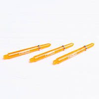 Хвостовики для дартс пластиковые Cyee Life 48 мм (3 шт.) цвет оранжевый + 3 кольца
