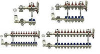 Коллектор для тёплого пола KOER ( 5 КОНТУРОВ ) угловые краны в сборе без насоса