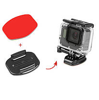 Набір кріплення J-Hook + плоский майданчик + скотч 3 в 1 для Gopro, SJCam, Xiaomi, фото 6