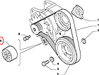 Ролик генератора на Fiat Ducato 244, Peugeot Boxer, Citroen Jumper (2002-2006) 2.8, 504106751, 6453KH, фото 5